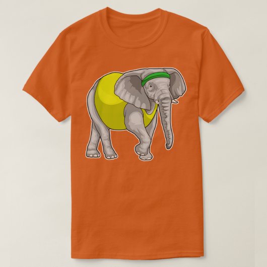 象ランニングフィットネス Tシャツ (デザイン正面)