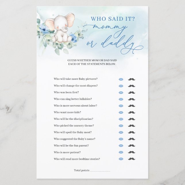 象人気があるの埃っぽい青いフローラママまたはパパ (正面)