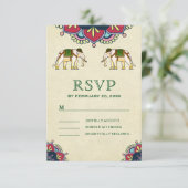 象伝統的インディアン結婚ズ 出欠カード (スタンド正面)