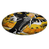 象威厳のあるの夕日 カッティングボード (角)