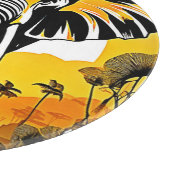 象威厳のあるの夕日 カッティングボード (角)