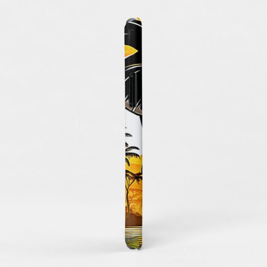 象威厳のあるの夕日 Case-Mate iPhoneケース (裏面/右)