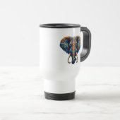 象威厳のあるの渦巻き トラベルマグ (正面右)