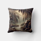 象威厳のある象バイセレネウォーターフォアアットデュスク クッション (裏面)