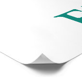 象子供部屋アートプリント |ベビー名 ポスター (角)