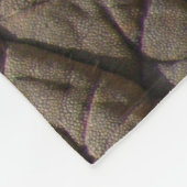 象実在の肌の質感、しわを寄せる。 フリースブランケット (角)