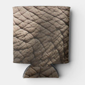 象実在の肌の質感、しわを寄せる。 缶クーラー (正面)