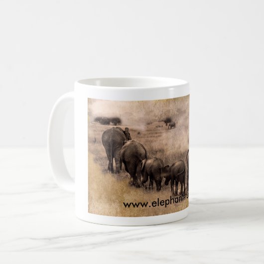 象家族の芸術の写真 コーヒーマグカップ (正面左)