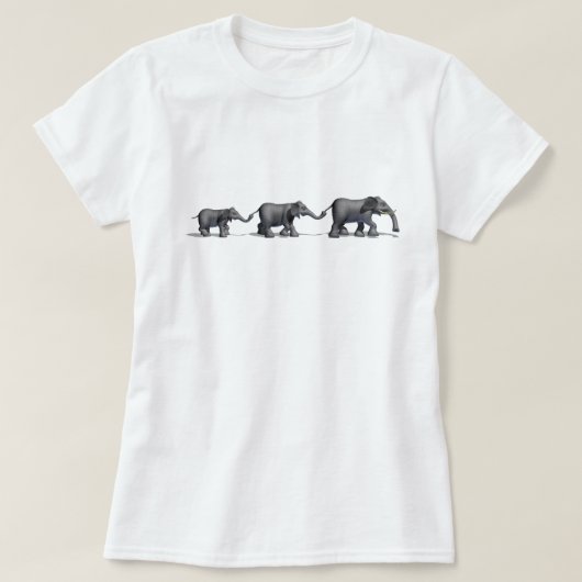 象家族のTシャツ Tシャツ (デザイン正面)