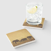 象家族 ストーンコースター (横)