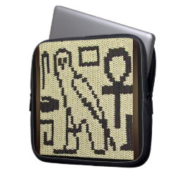 象形師アーティザンクロシェプリントエレクトロニクスバッグ ラップトップスリーブ