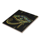 象形文字および大理石のHorusのエジプトの目 タイル (側面)