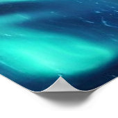 象形文字とピラミッドを持つエジプトのファラオ ポスター (角)