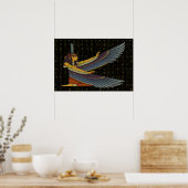 象形文字のマアット女神ポスター ポスター (キッチン)