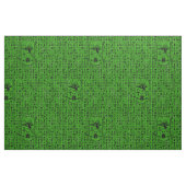 象形文字の緑 ファブリック (ファットクウォーター)