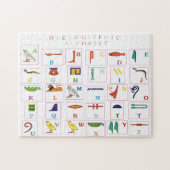 象形文字アルファベットのジグソーパズル ジグソーパズル (横)