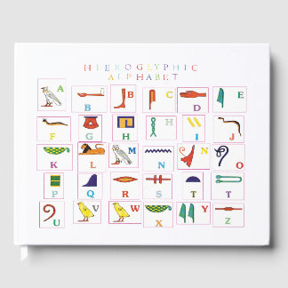 象形文字アルファベット ゲストブック