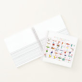 象形文字アルファベット ノートブック (内部)