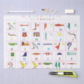 象形文字アルファベット 薄葉紙 (クラフト)