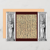 象形文字招待状 招待状 (正面/裏面)