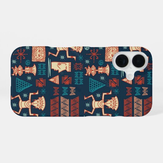 象形文字 iPhone 16ケース (裏面横)