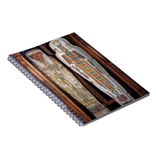 象形文字(pで覆われるエジプトの石棺 ノートブック (右側)