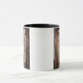 象形文字(pで覆われるエジプトの石棺 マグカップ (中央)