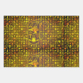 象形記号サンプラー ラッピングペーパーシート (正面3)