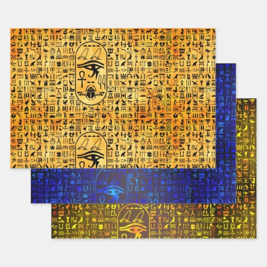 象形記号サンプラー ラッピングペーパーシート (セット)