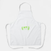 象徴するトロフィーのイメージ エプロン (正面)