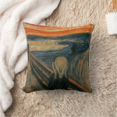 象徴主義の画家エドバード・ムンクの悲鳴 クッション (ブランケット)