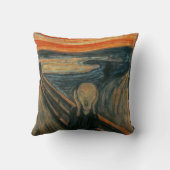 象徴主義の画家エドバード・ムンクの悲鳴 クッション (裏面)