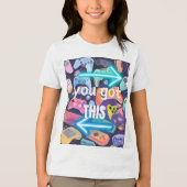 象徴的なゲームコントローラー トライブレンドＴシャツ (正面)