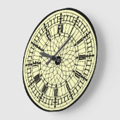 象徴的なビッグベンレプリカ ラージ壁時計 (傾斜)