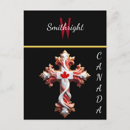 象徴的なメープルエレガンス ポストカード (正面)