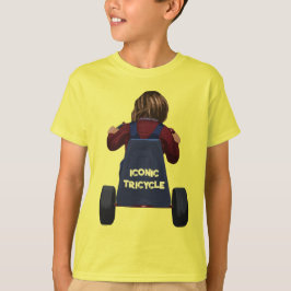 象徴的な三輪車ハロウィーンかわいいキッドボーイガール2023 Tシャツ
