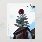 象徴的な北端の看板 ポストカード (正面/裏面)