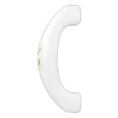 象徴的な原子スターバストキャビネットのプル セラミックキャビネット取っ手 (側面)