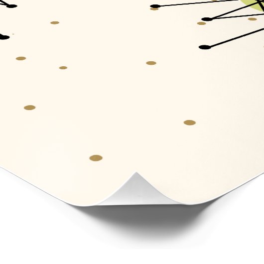 象徴的な原子スターバストポスター ポスター (コーナー)