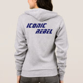 象徴的な反逆Tシャツ パーカ (裏面)