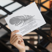 象徴的な羽根記念サンキューカード サンキューカード