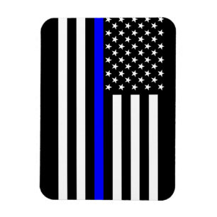 象徴的な薄いブルーラインアメリカ国旗 マグネット