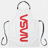 象徴的なNASAサーカエプロン(ロケットホワイト) エプロン (正面)