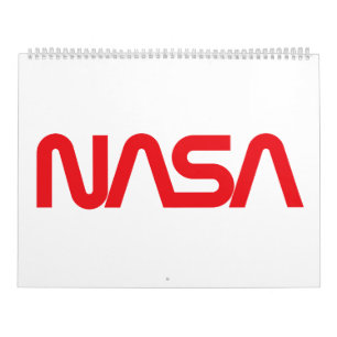 象徴的なNASAサーカカレンダー(ロケットホワイト) カレンダー