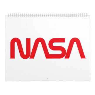 象徴的なNASAサーカカレンダー（ロケットホワイト） カレンダー