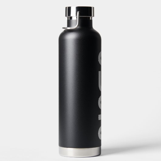 象徴的なNASAサーカ日食ブラック絶縁 ウォーターボトル (右面)