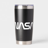 象徴的なNASAサーカ日食ブラック 保温保冷タンブラー (正面)
