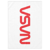 象徴的なNASAサーカ・テーブルクロス（ロケットホワイト） テーブルクロス (正面)