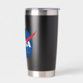 象徴的なNASAタンブラー水瓶(Eclipse Black) 保温保冷タンブラー (左面)
