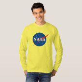 象徴的なNASA長袖Tシャツ（サンイエロー） Tシャツ (正面フル)